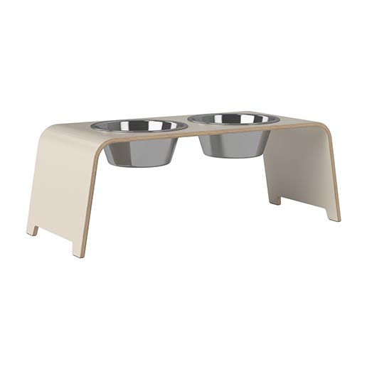 dogBar HPL CASHMERE GREY MIT EDELSTAHL