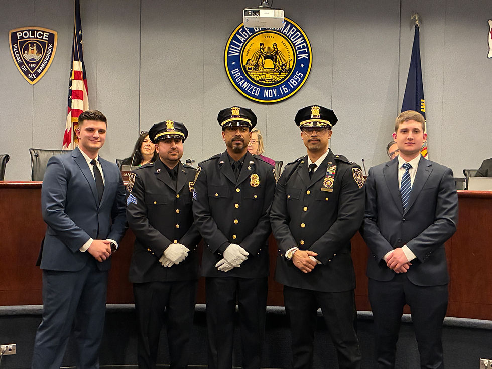 Mamaroneck Police Department Personnel Changes