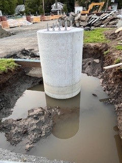 Neighbor's photo showing underground water (not from a rain event)