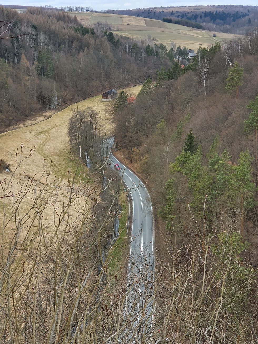 Przedwiośnie. Ojcowski Park Narodowy.