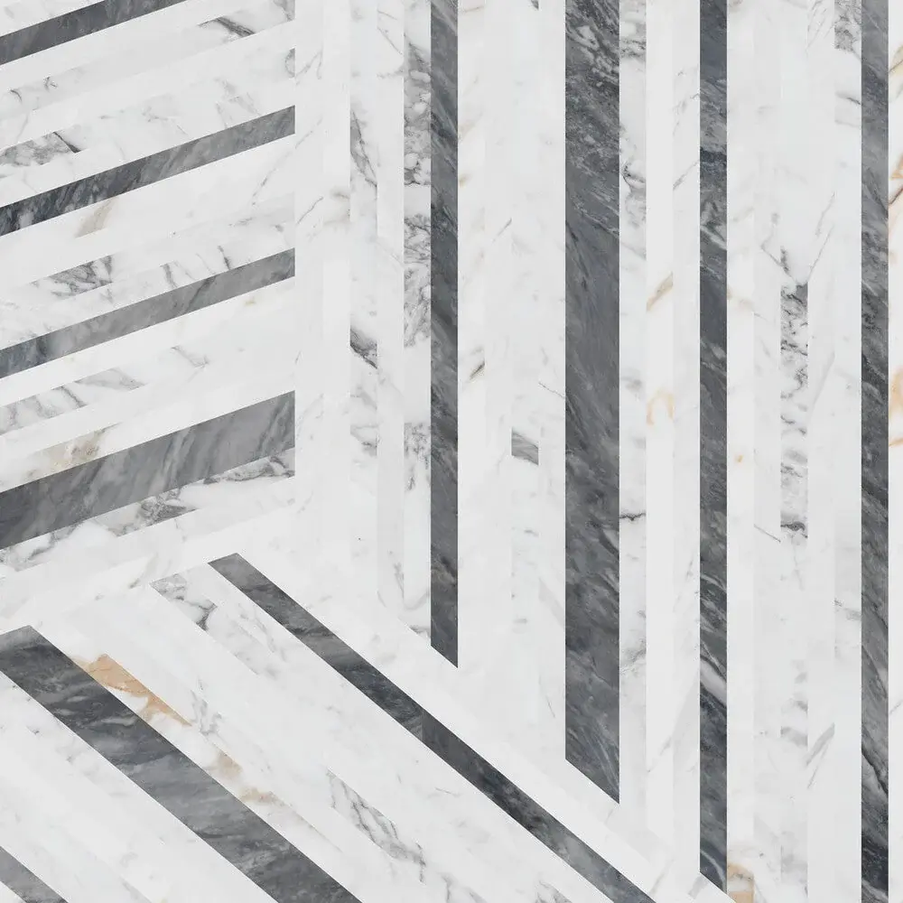 Daltile Porcelain Tile Polished Entranced Deco 24 in. x 24 in.