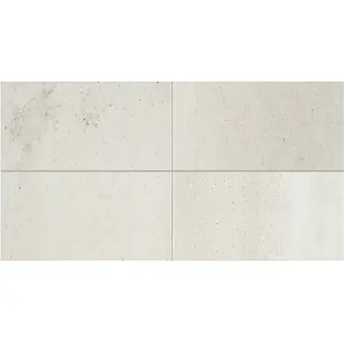 Daltile Glazed Porcelain Tile White Ash 12 in. x 24 in.