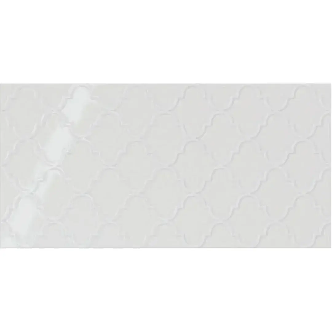 Daltile Ceramic Wall Tile Stylish White 12 in. x 24 in.