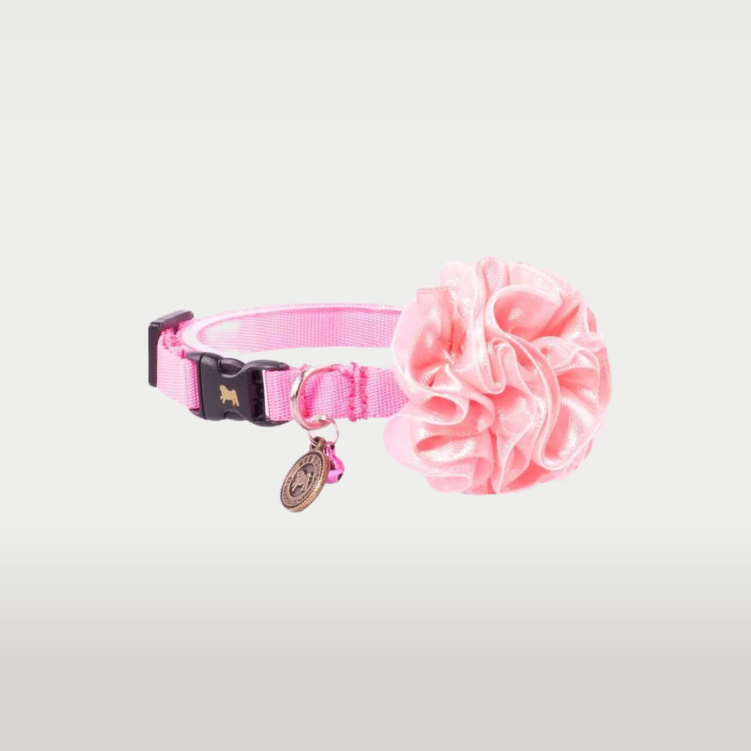 FLOWER COLLAR MINI KITTY / ROSE
