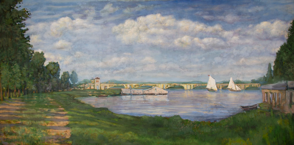 83” x 42” Painting on Canvas