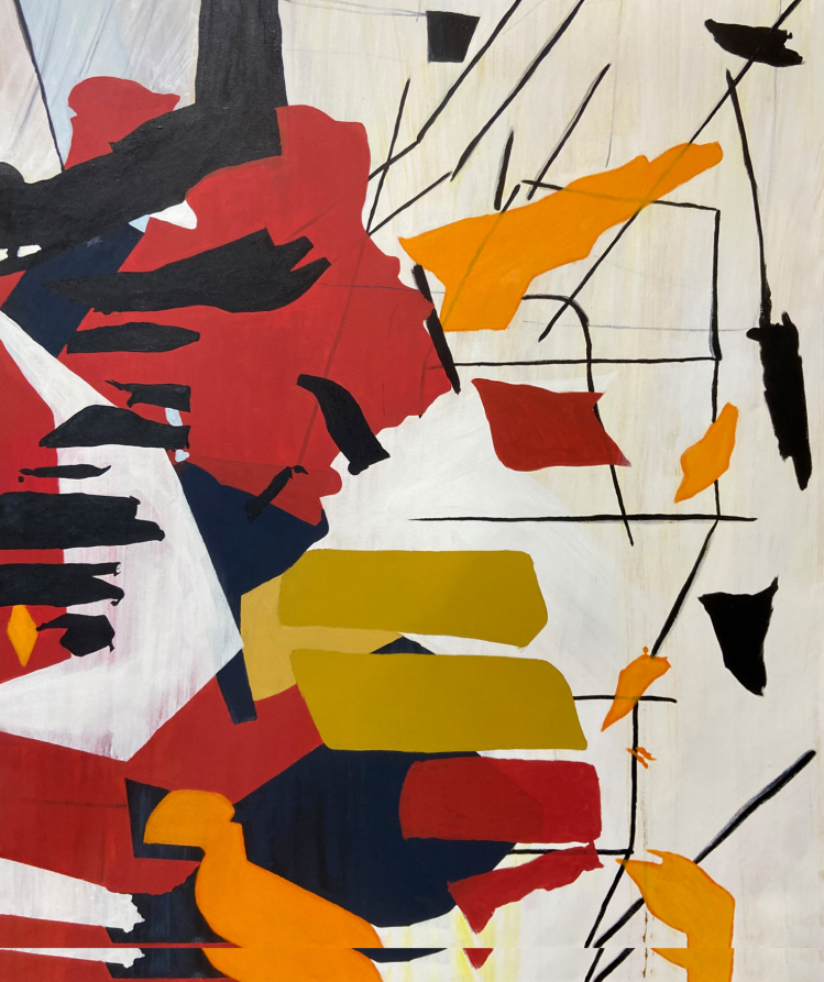 60" x 50" Acrylic Painting on Canvas
