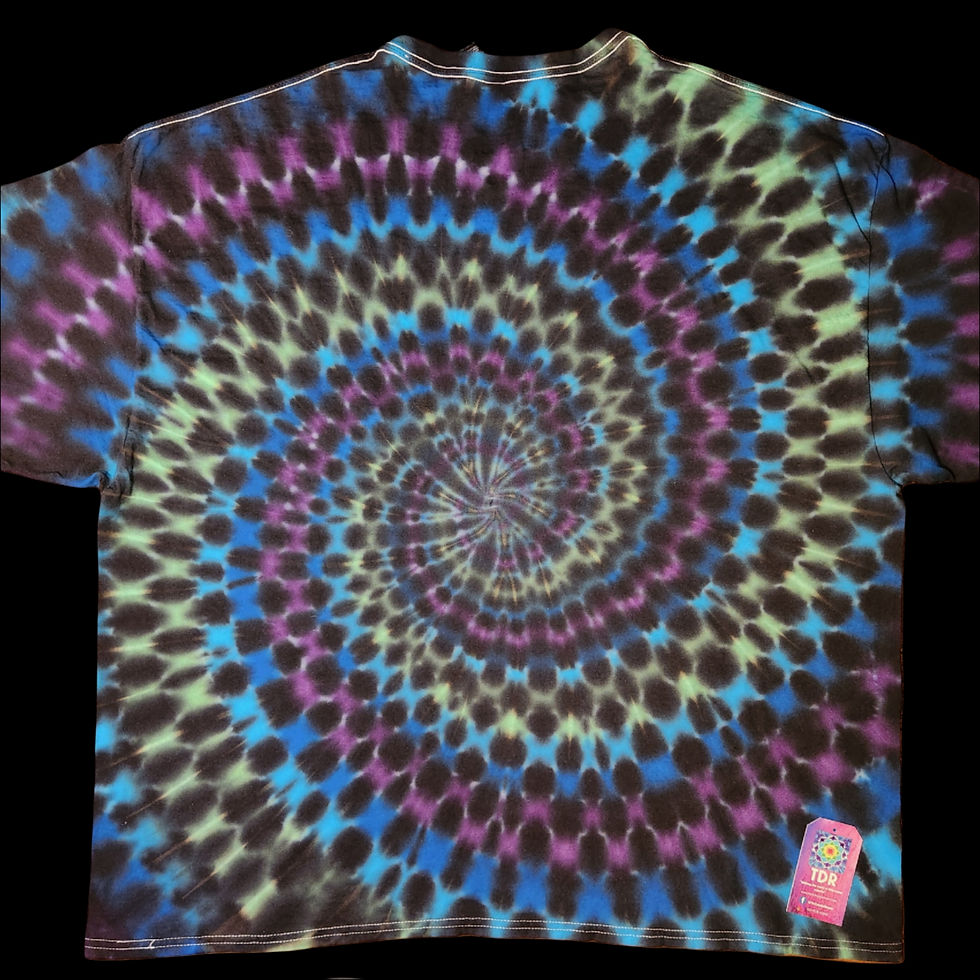 Thumbnail: Greblurple Black DNA Spiral T-shirt- 4X