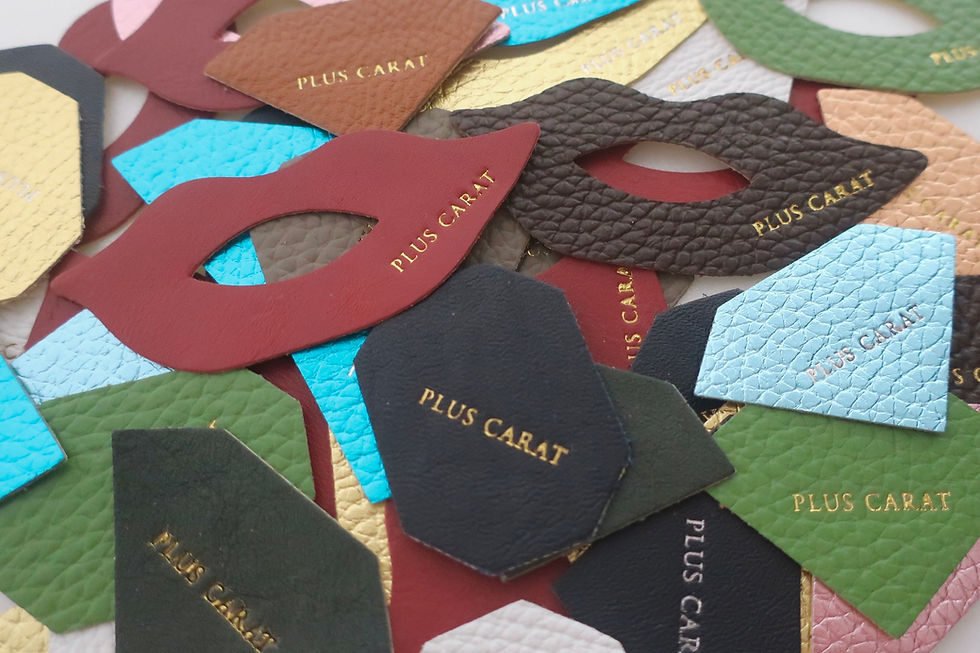 サムネイル： Jewel leather sticker