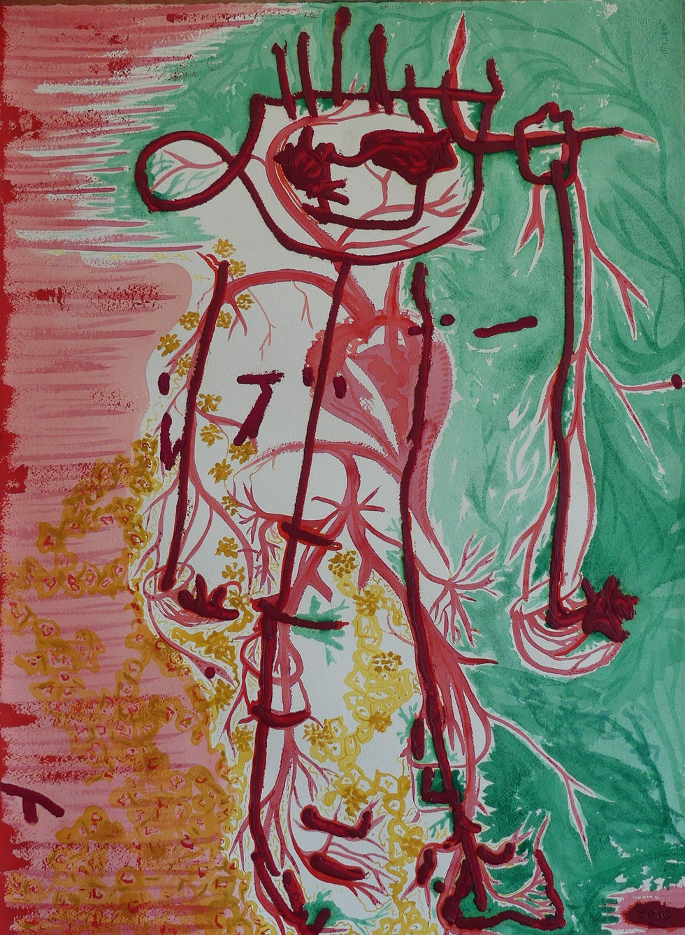 70-6 Art-chaïsme carmin