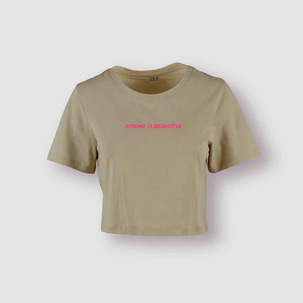 Maglia Cropped Donna (Olive)