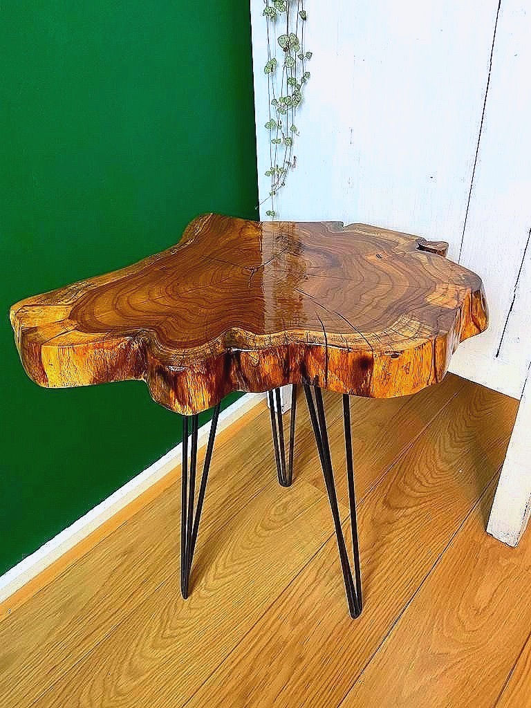 Acacia side table