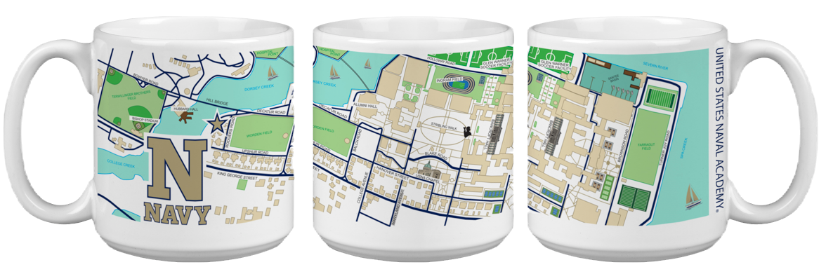Campus Map Mug