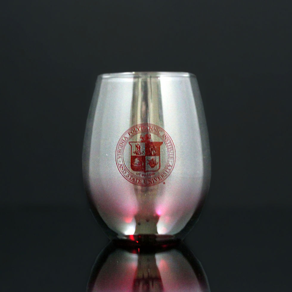 Thumbnail: Color Bottom Stemless Wine Glass