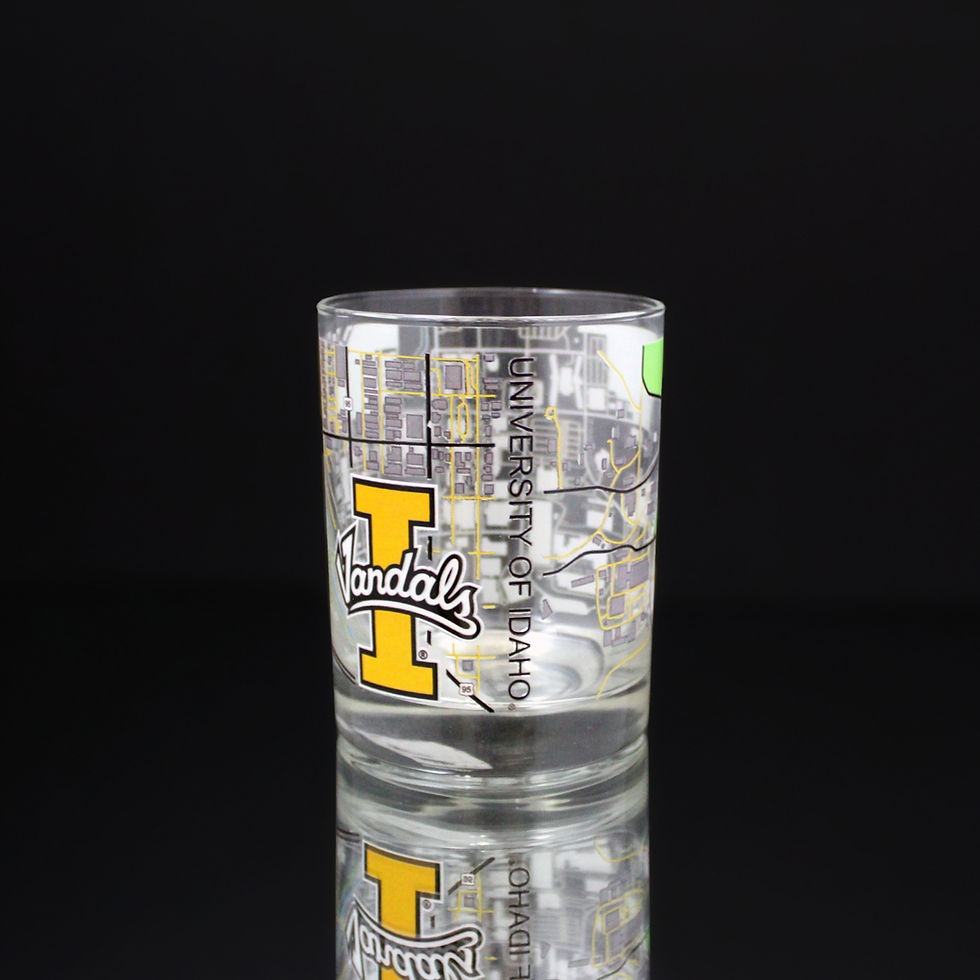 Thumbnail: Custom Map Rocks Glass