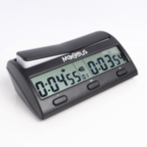 Reloj de ajedrez digital profesional MAGNUS NEGRO