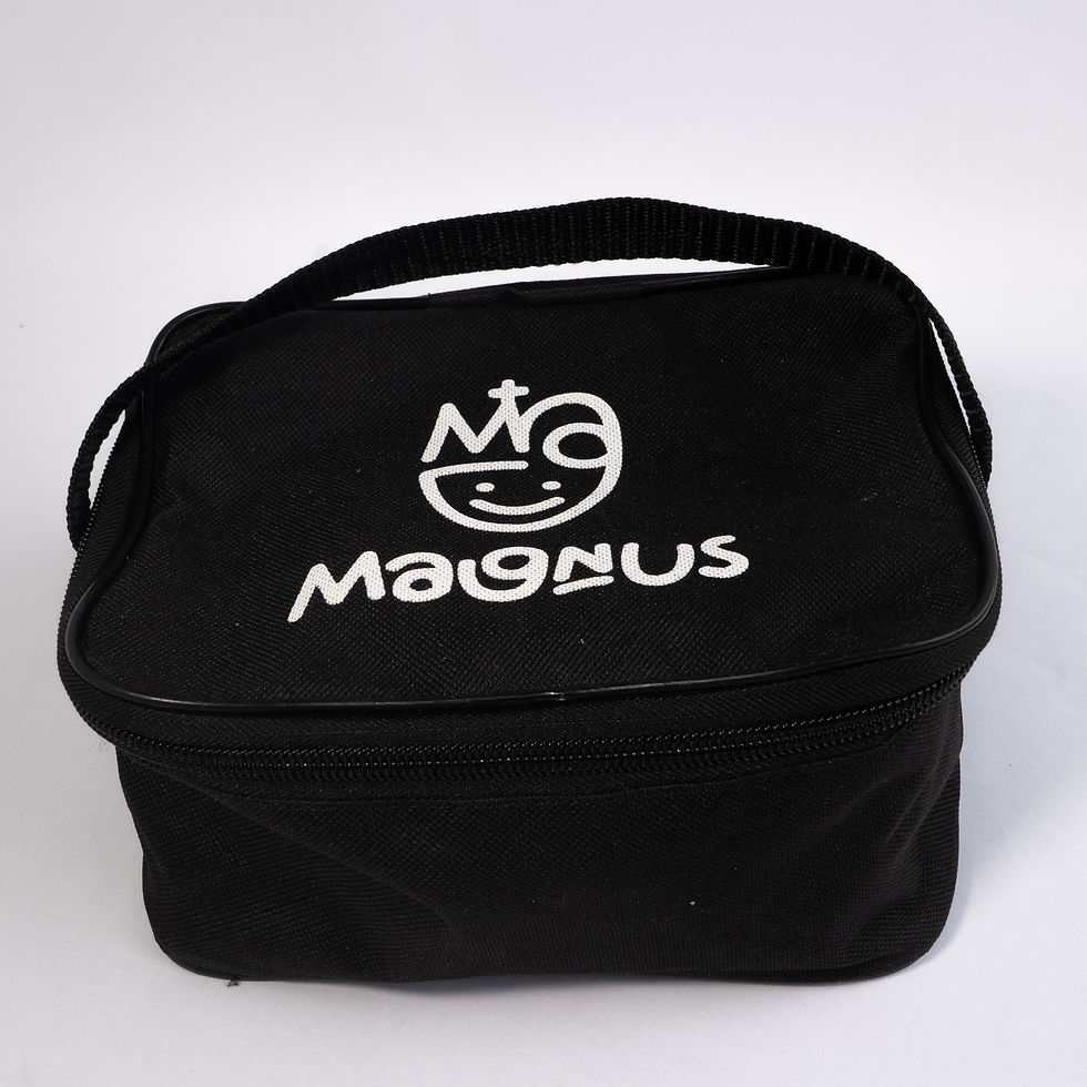 Miniatura: Estuche profesional Magnus negro redondeado