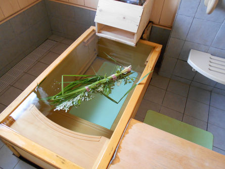宵節句で菖蒲湯につかる♨