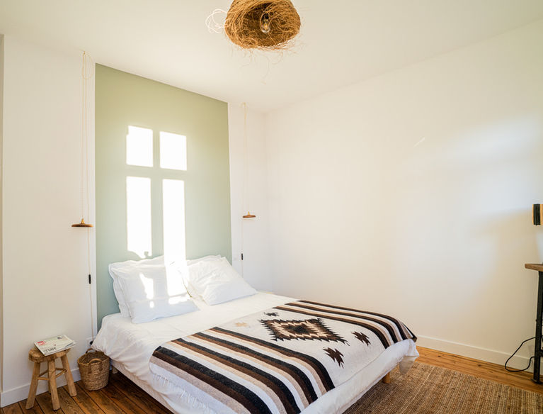 The Bedroom of the Hidden House, Gite, Baie de Somme, Airbnb, booking.com, Ault