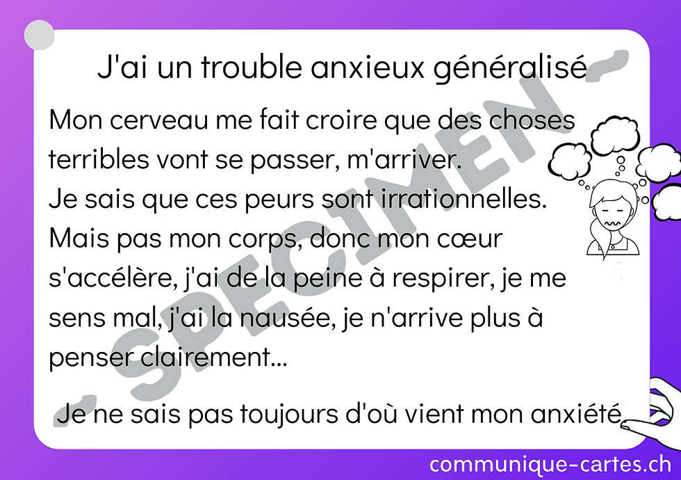 Miniature : Trouble anxieux généralisé
