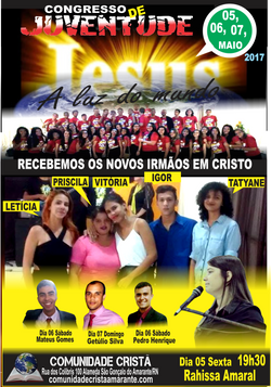 cartaz NOVOS MEMBROS DA SEXTA