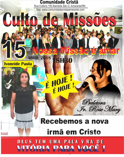 3 - domingo novos membros