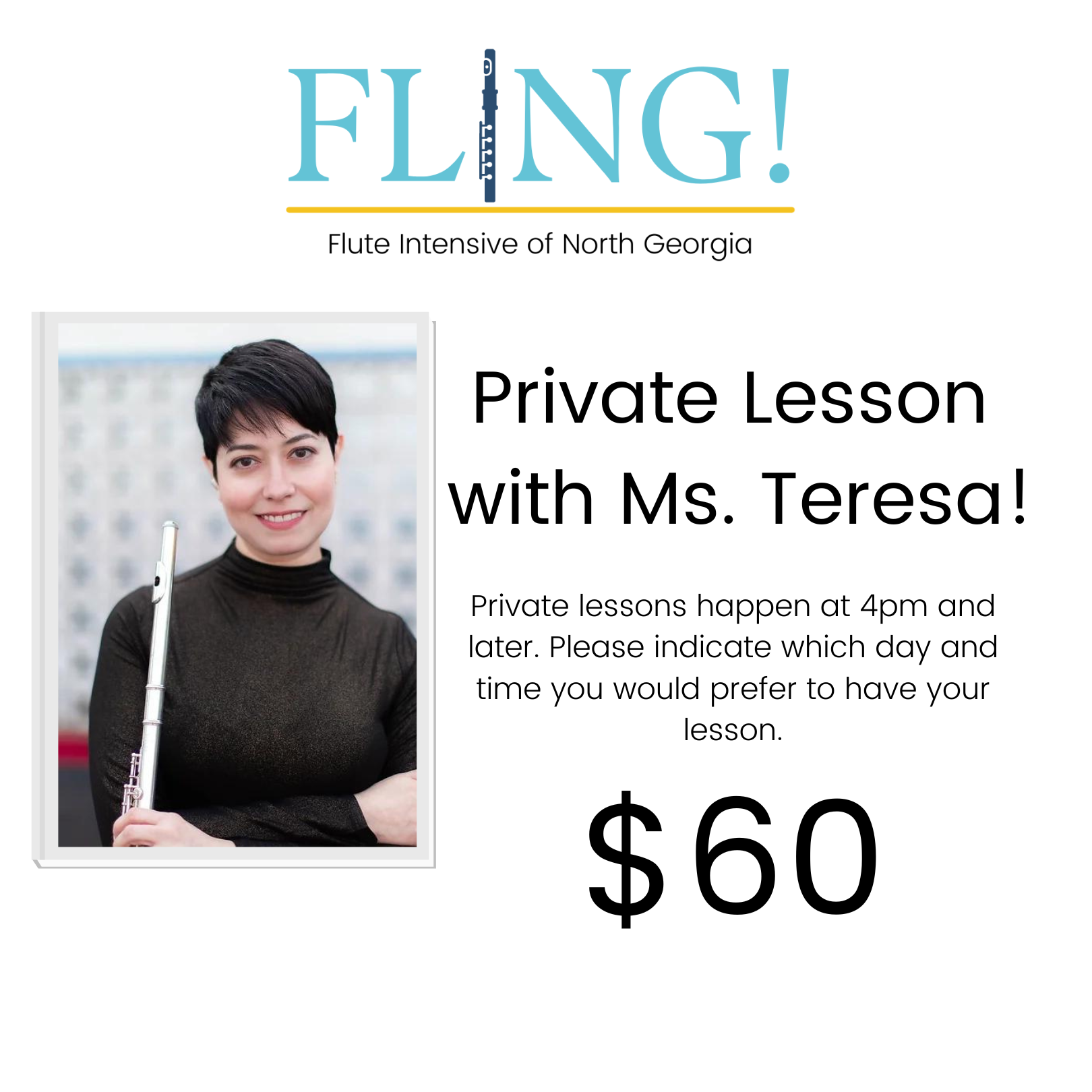 Private Lesson with Ms. Teresa!