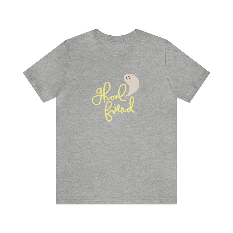 Thumbnail: Unisex Ghoul Friend Jersey Short Sleeve Tee