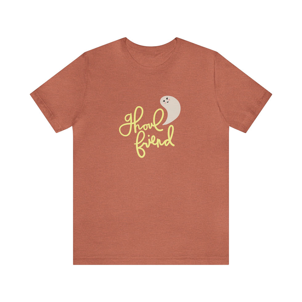 Thumbnail: Unisex Ghoul Friend Jersey Short Sleeve Tee
