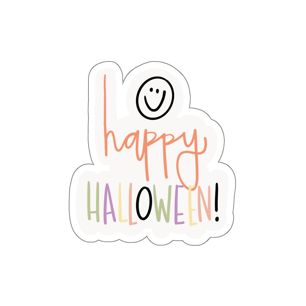 Thumbnail: Happy Halloween Die-Cut Stickers