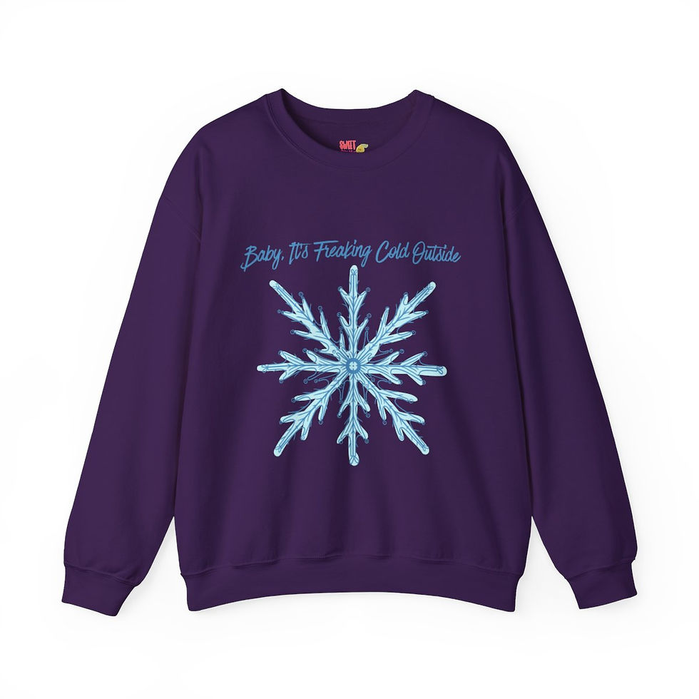 Thumbnail: Freaking Cold Unisex Heavy Blend™ Crewneck Sweatshirt