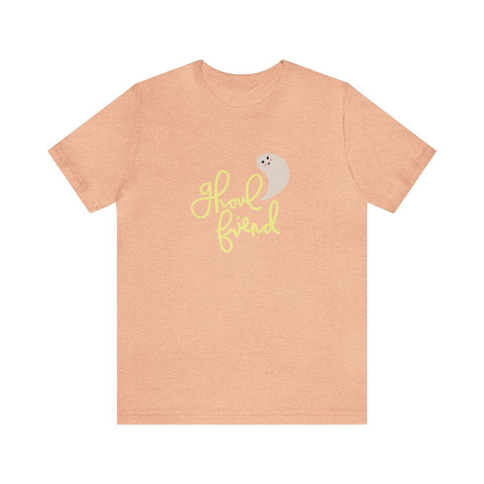 Thumbnail: Unisex Ghoul Friend Jersey Short Sleeve Tee