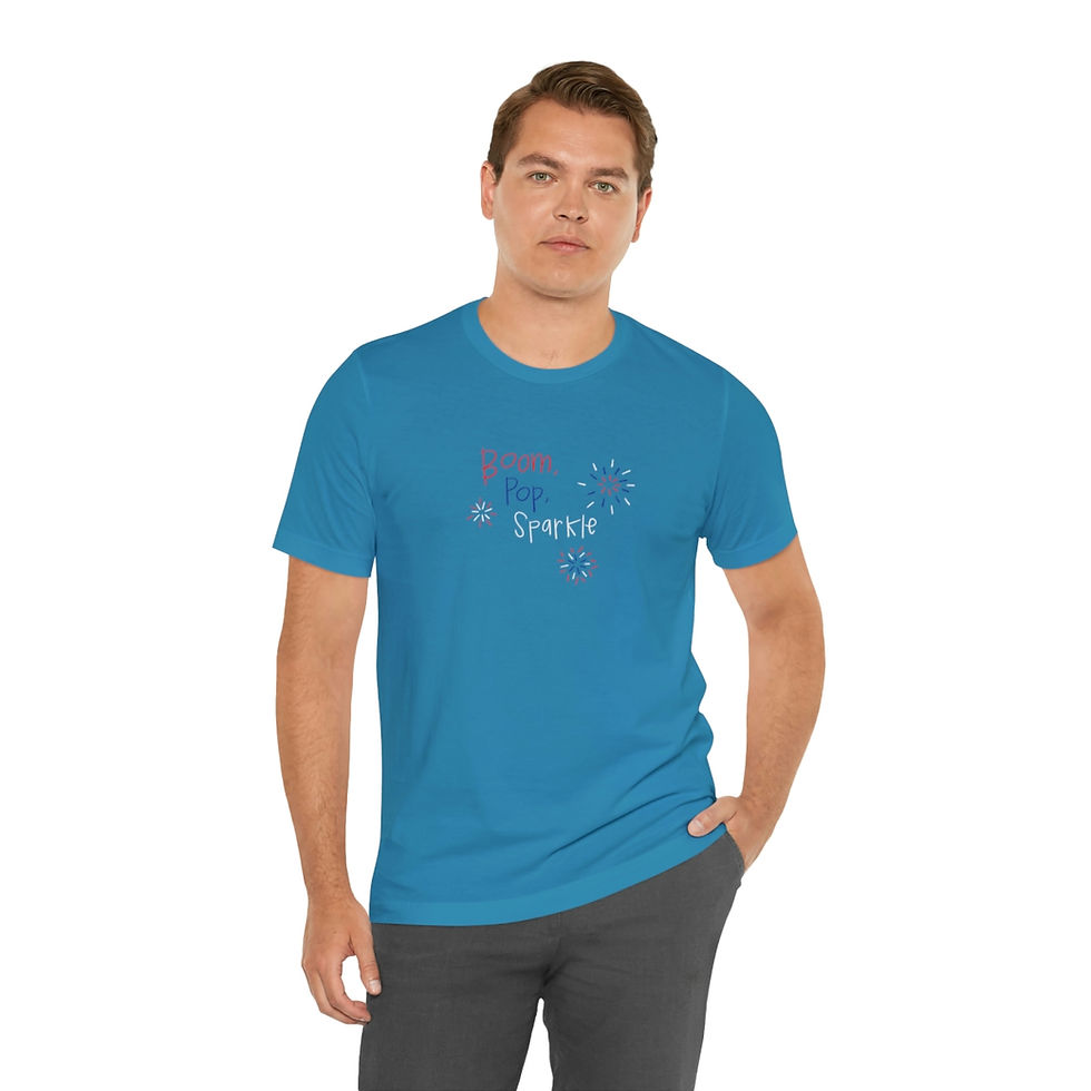 Thumbnail: Unisex Boom Pop Sparkle Jersey Short Sleeve Tee
