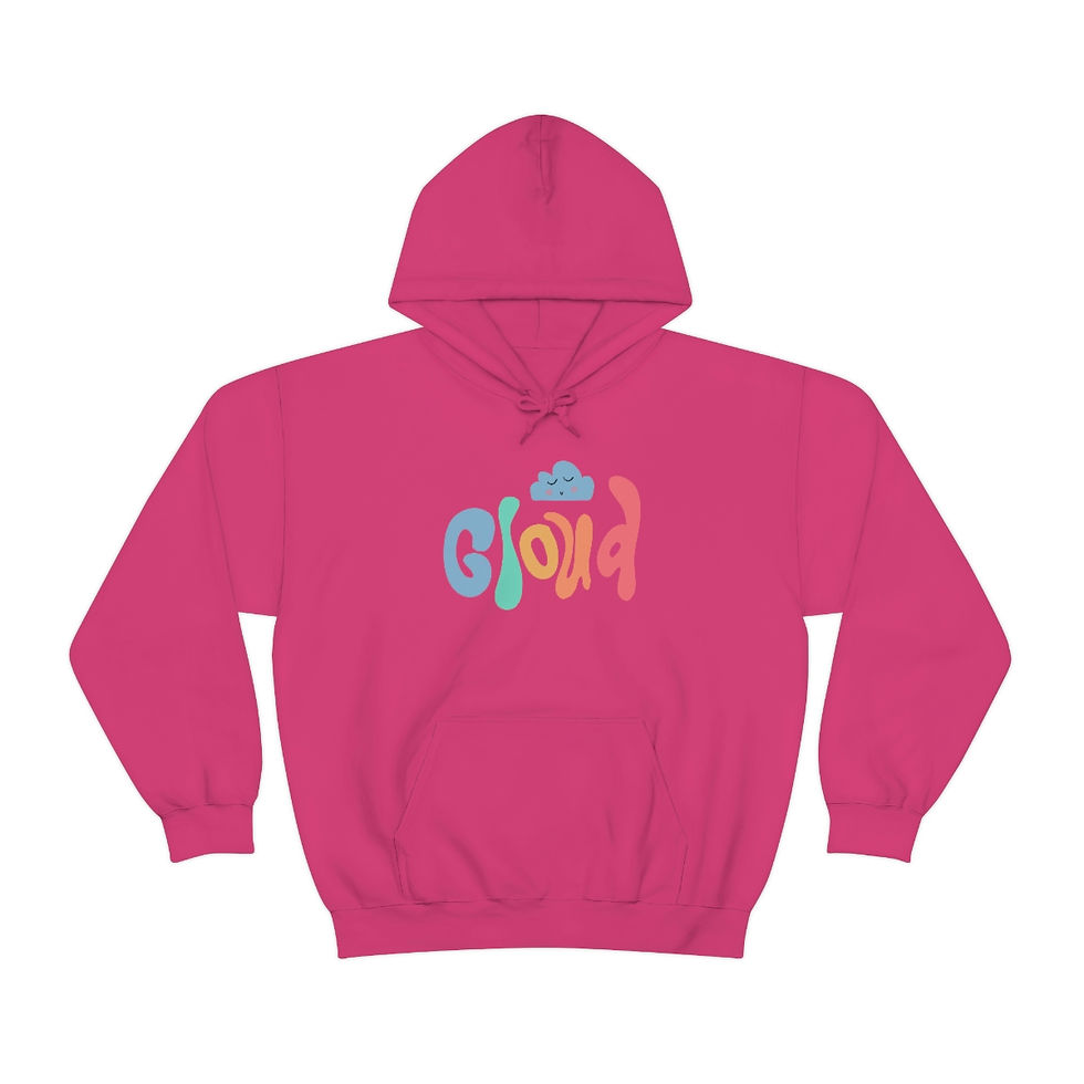 Thumbnail: Unisex Hippie Cloud Heavy Blend™ Hooded Sweatshirt