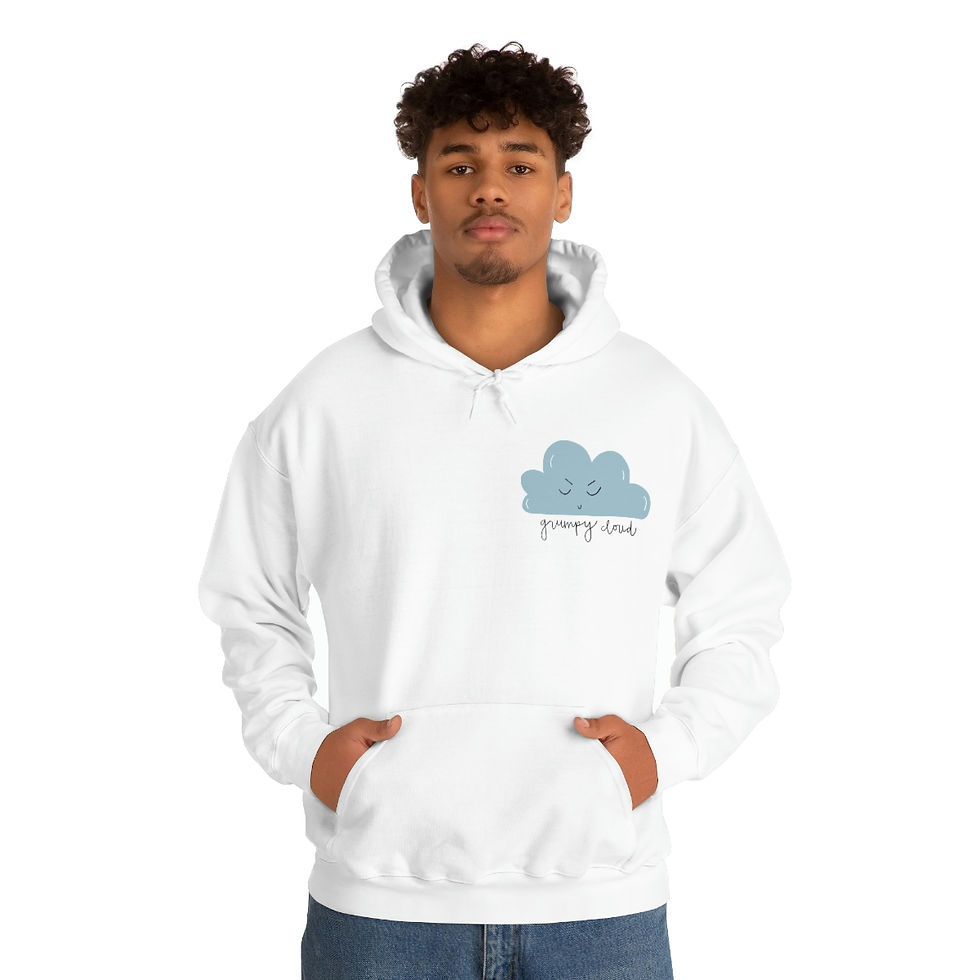 Thumbnail: Unisex Grumpy Cloud Heavy Blend™ Hooded Sweatshirt