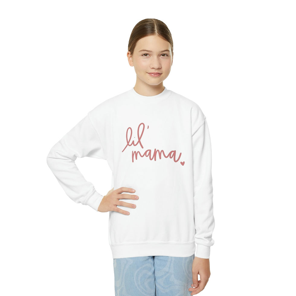 Youth Lil Mama Crewneck Sweatshirt