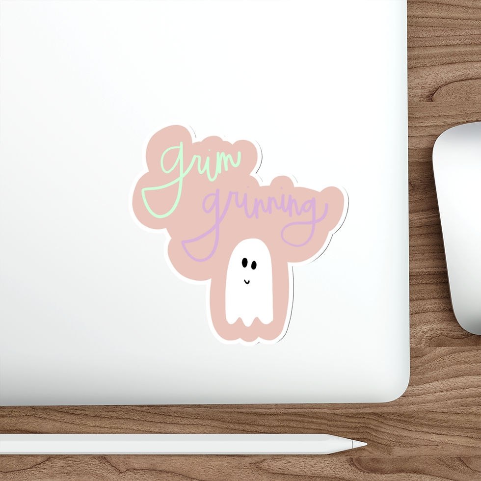 Thumbnail: Grim Grinning Ghosts Die-Cut Stickers