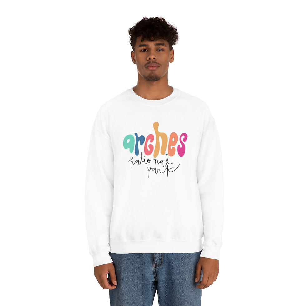 Thumbnail: Unisex Arches NP Heavy Blend™ Crewneck Sweatshirt
