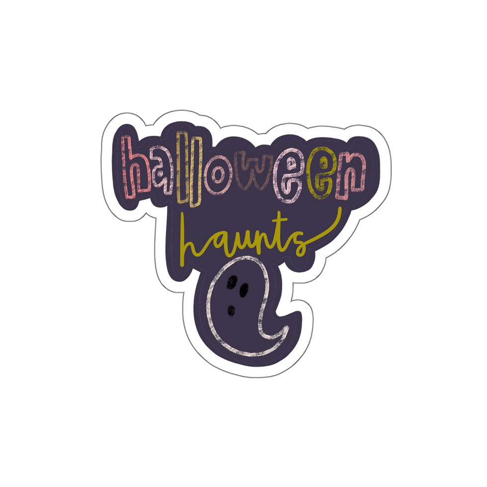 Thumbnail: Halloween Haunts Die-Cut Stickers