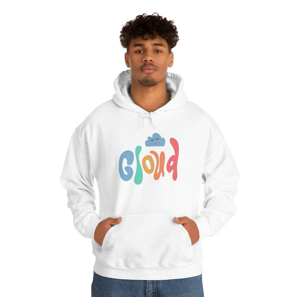 Thumbnail: Unisex Hippie Cloud Heavy Blend™ Hooded Sweatshirt