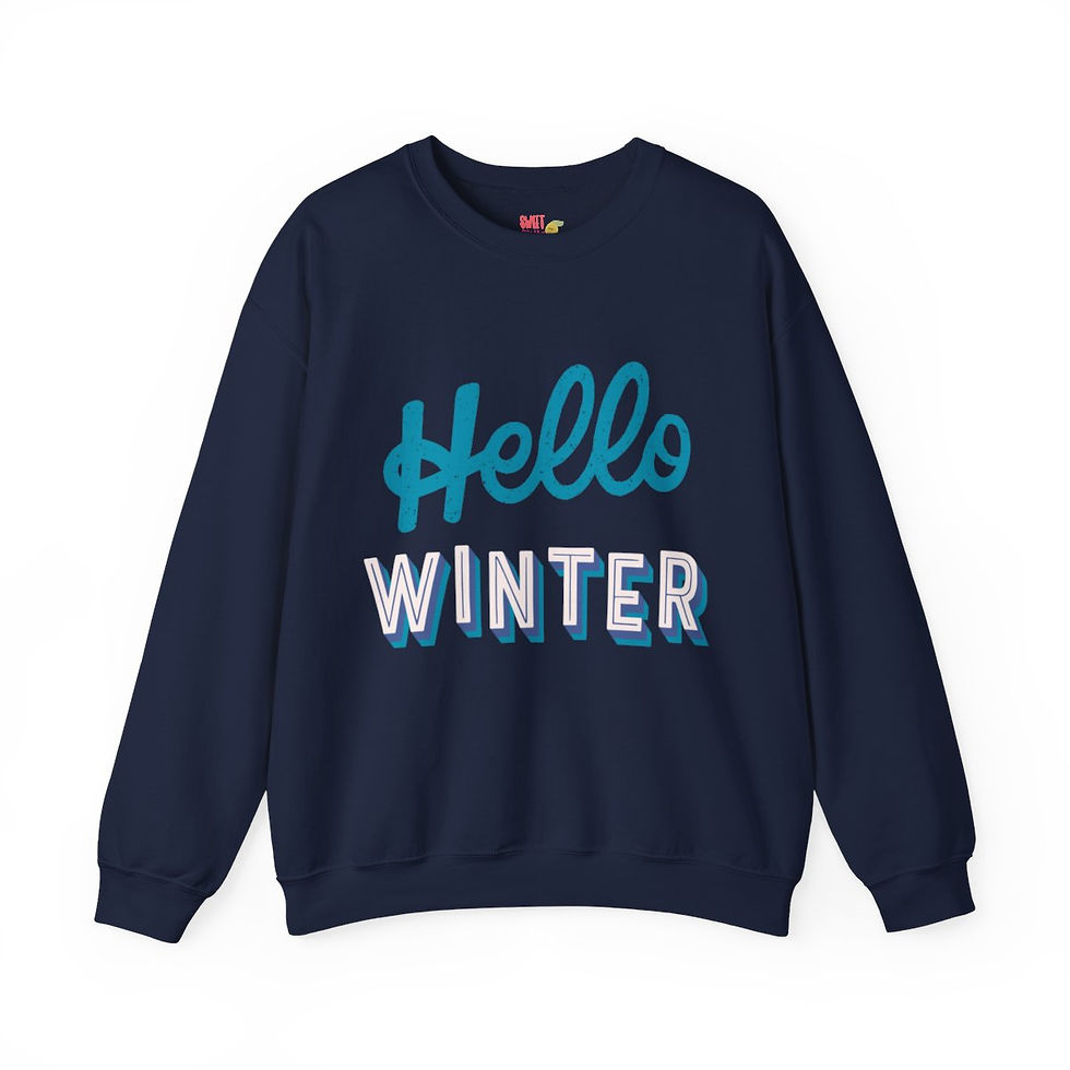 Thumbnail: Layered Winter Unisex Heavy Blend™ Crewneck Sweatshirt
