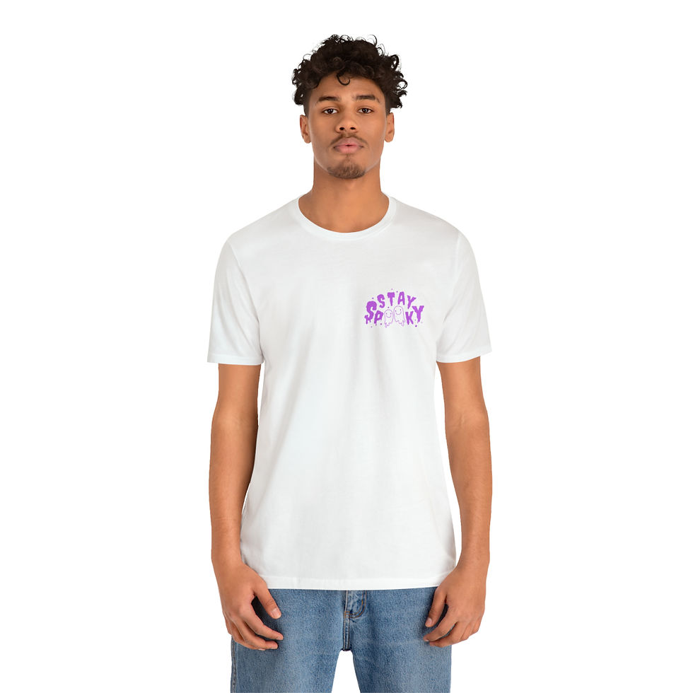 Thumbnail: Unisex Stay Spooky Jersey Short Sleeve Tee