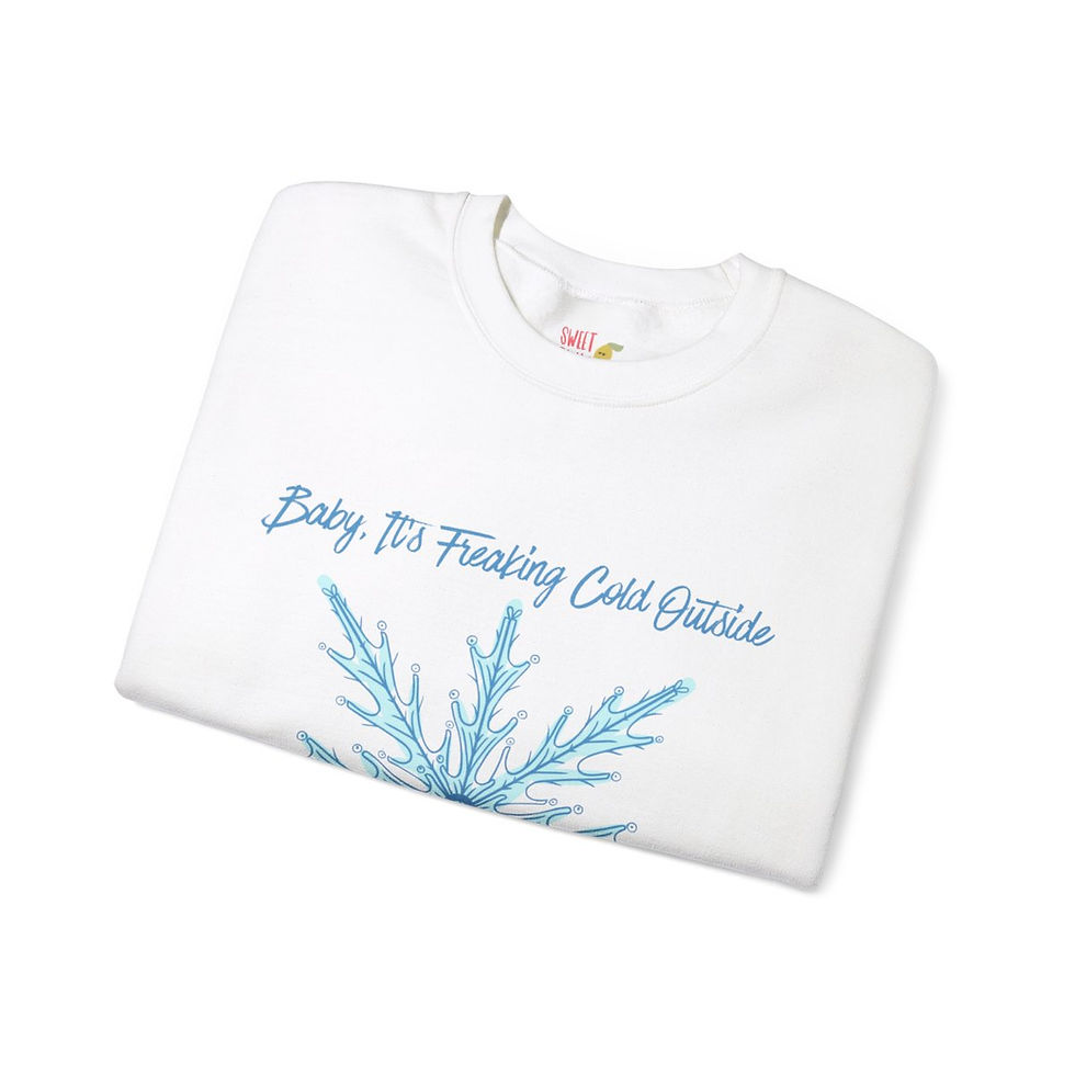 Thumbnail: Freaking Cold Unisex Heavy Blend™ Crewneck Sweatshirt