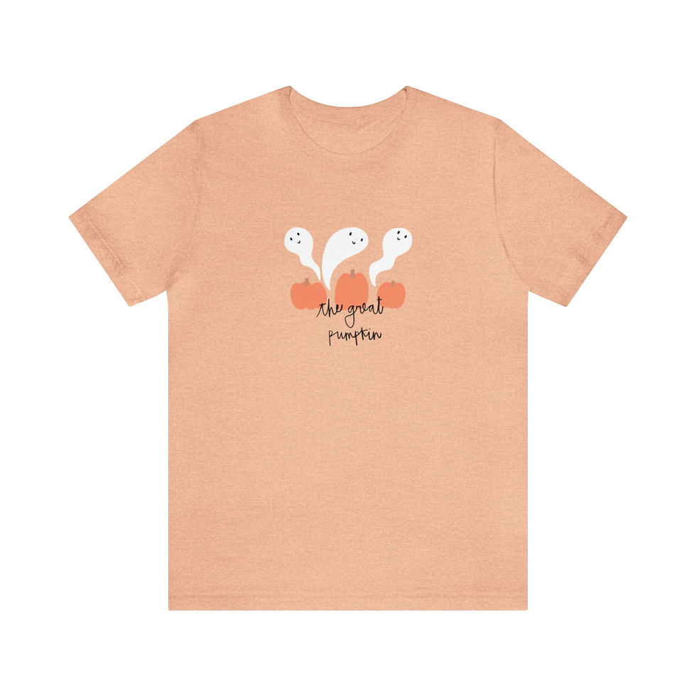Thumbnail: Unisex Great Pumpkin Jersey Short Sleeve Tee