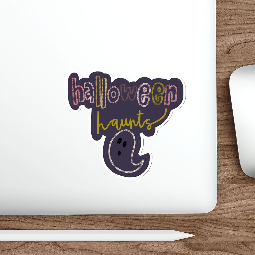 Thumbnail: Halloween Haunts Die-Cut Stickers