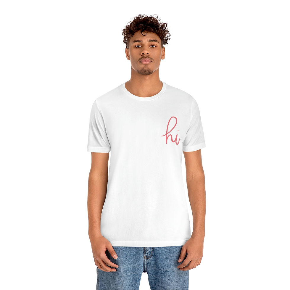 Thumbnail: Unisex HI Jersey Short Sleeve Tee