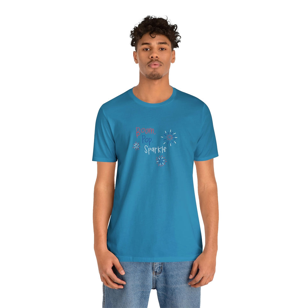 Thumbnail: Unisex Boom Pop Sparkle Jersey Short Sleeve Tee
