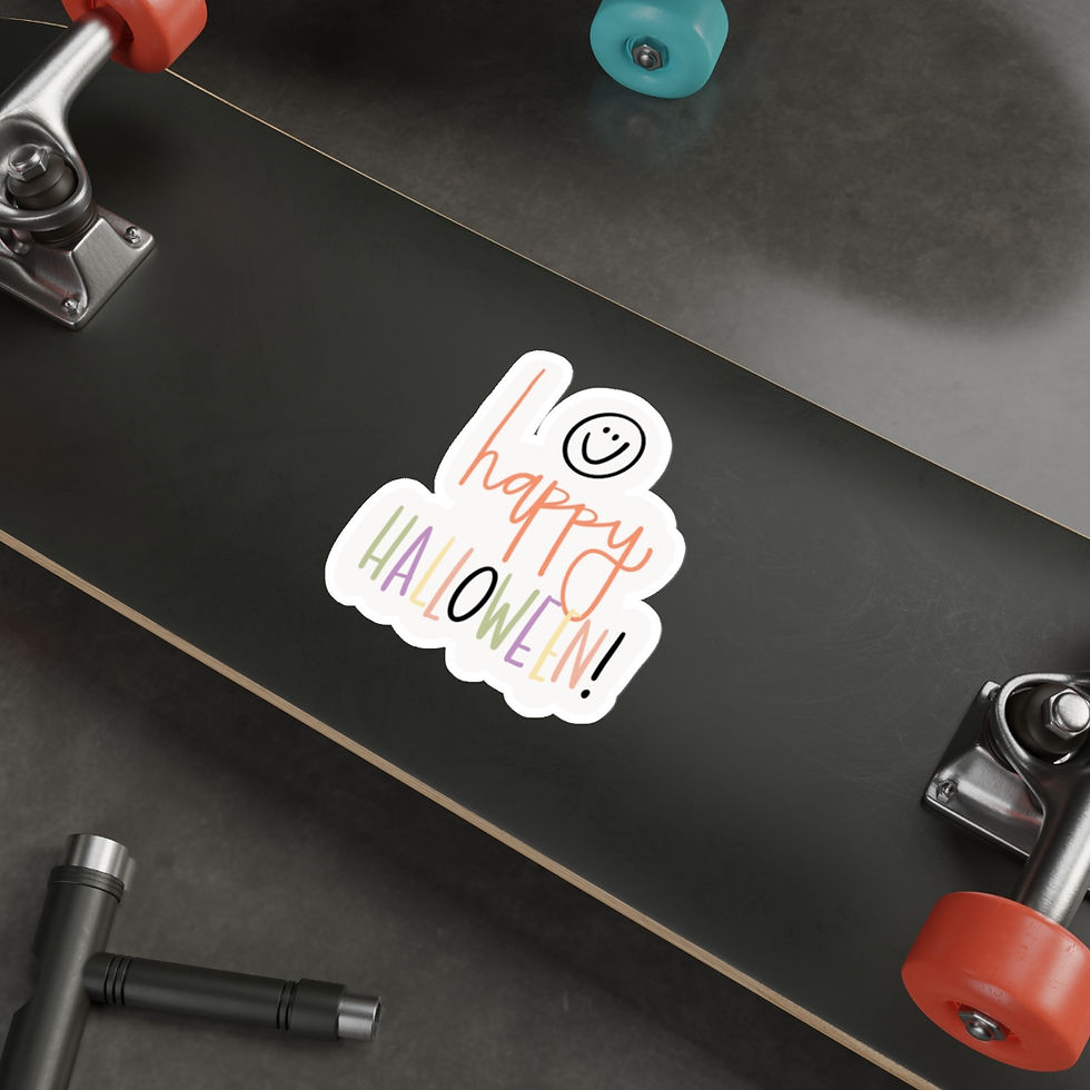 Thumbnail: Happy Halloween Die-Cut Stickers