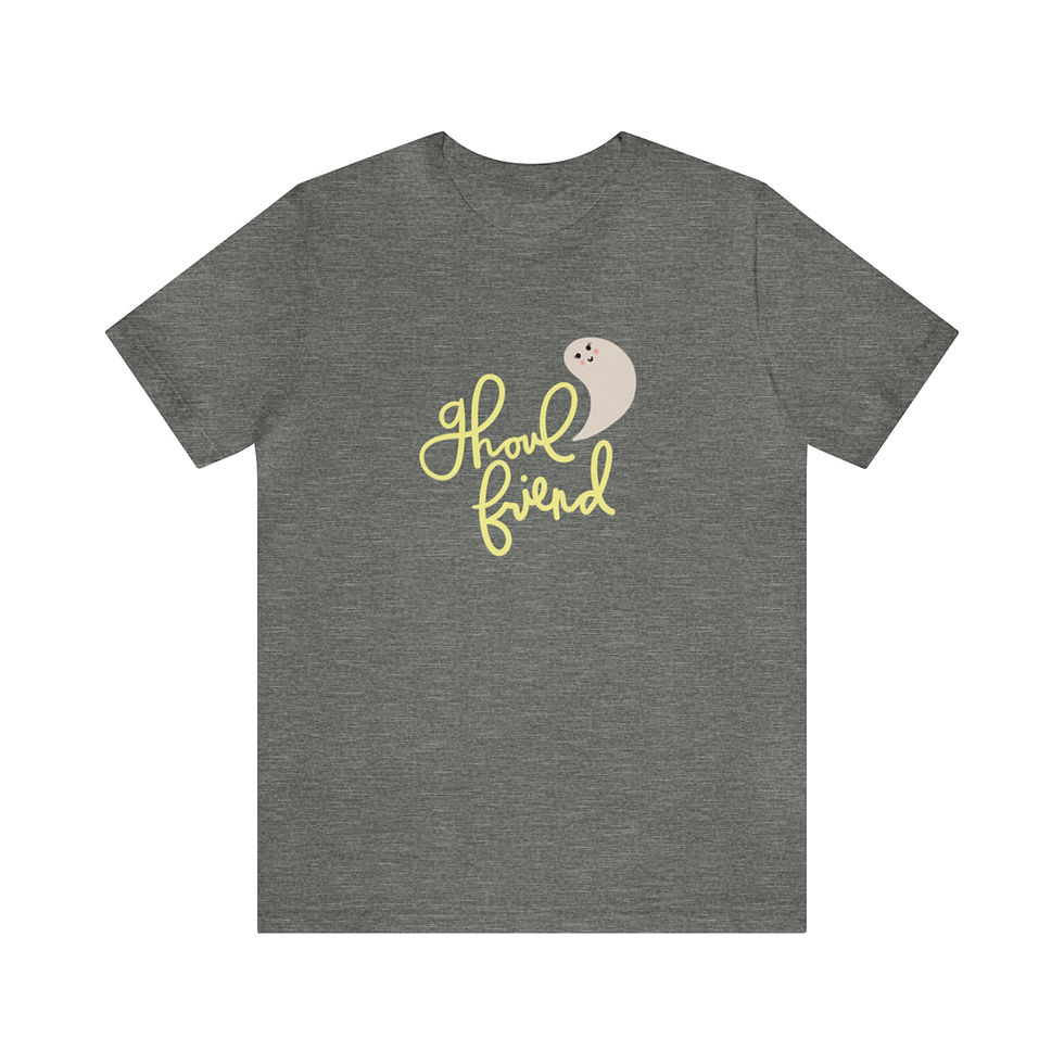 Thumbnail: Unisex Ghoul Friend Jersey Short Sleeve Tee