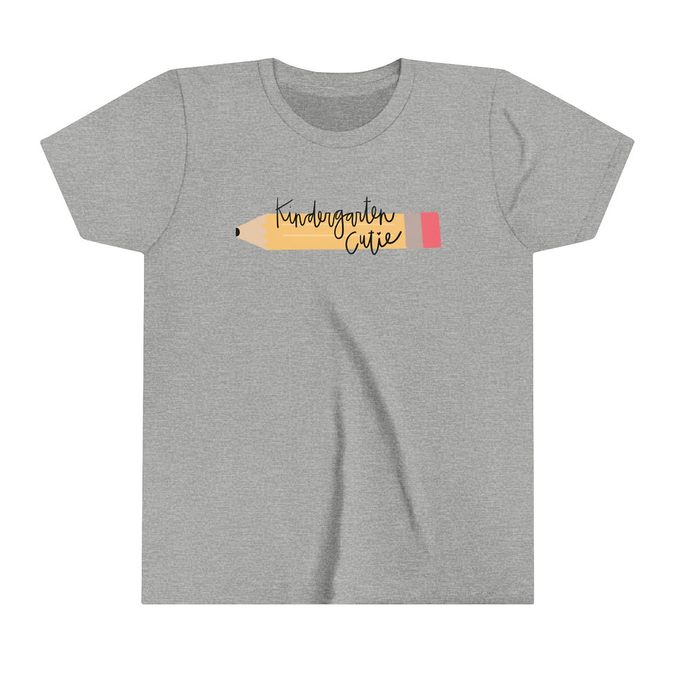 Youth Kindergarten Cutie Short Sleeve Tee