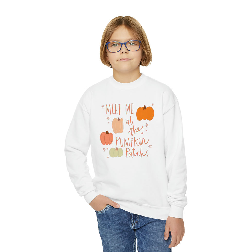 Thumbnail: Youth Pumpkin Patch Crewneck Sweatshirt